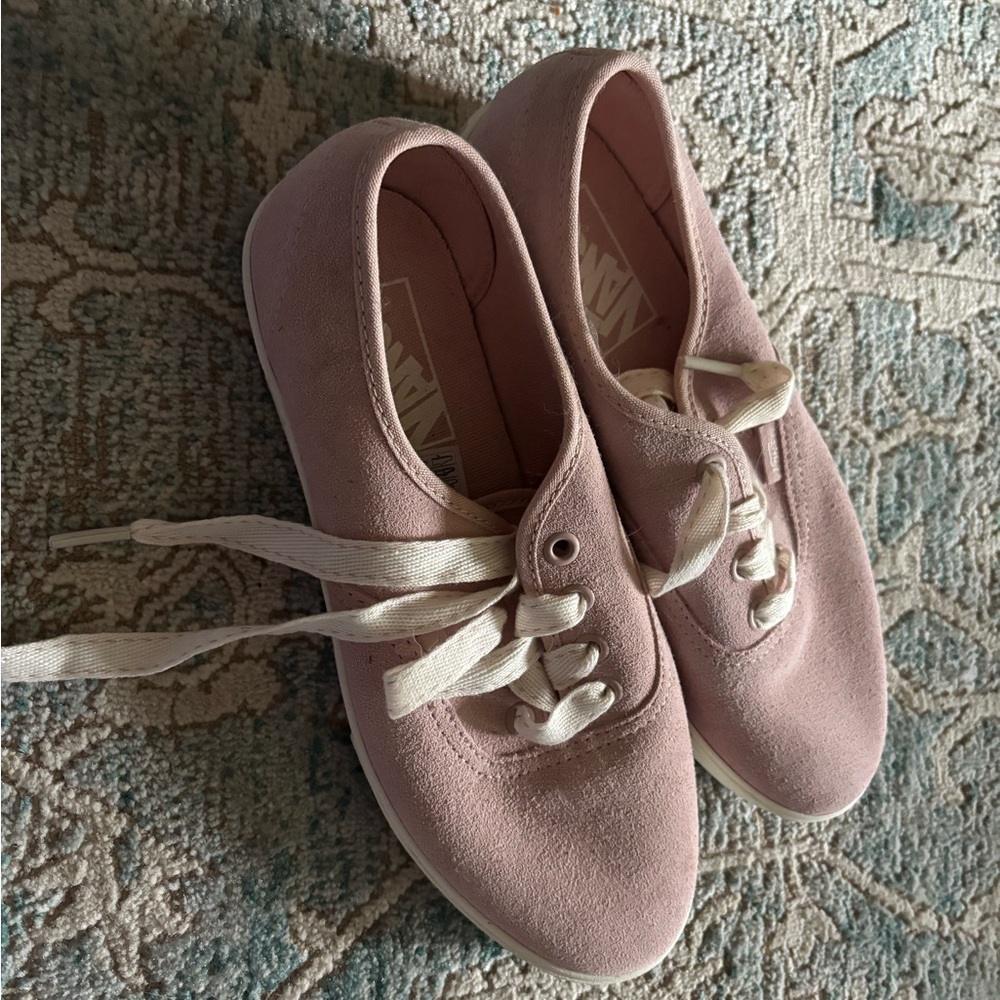 Vans Pink Canvas Sneakers